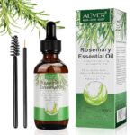 ALIVER Rosemary Oil for Hair Growth 2 Fl Oz, Pure Organic Rosemary Essential Oils Serum for Dry Damaged Hair and Growth, Hair Loss Scalp Treatment