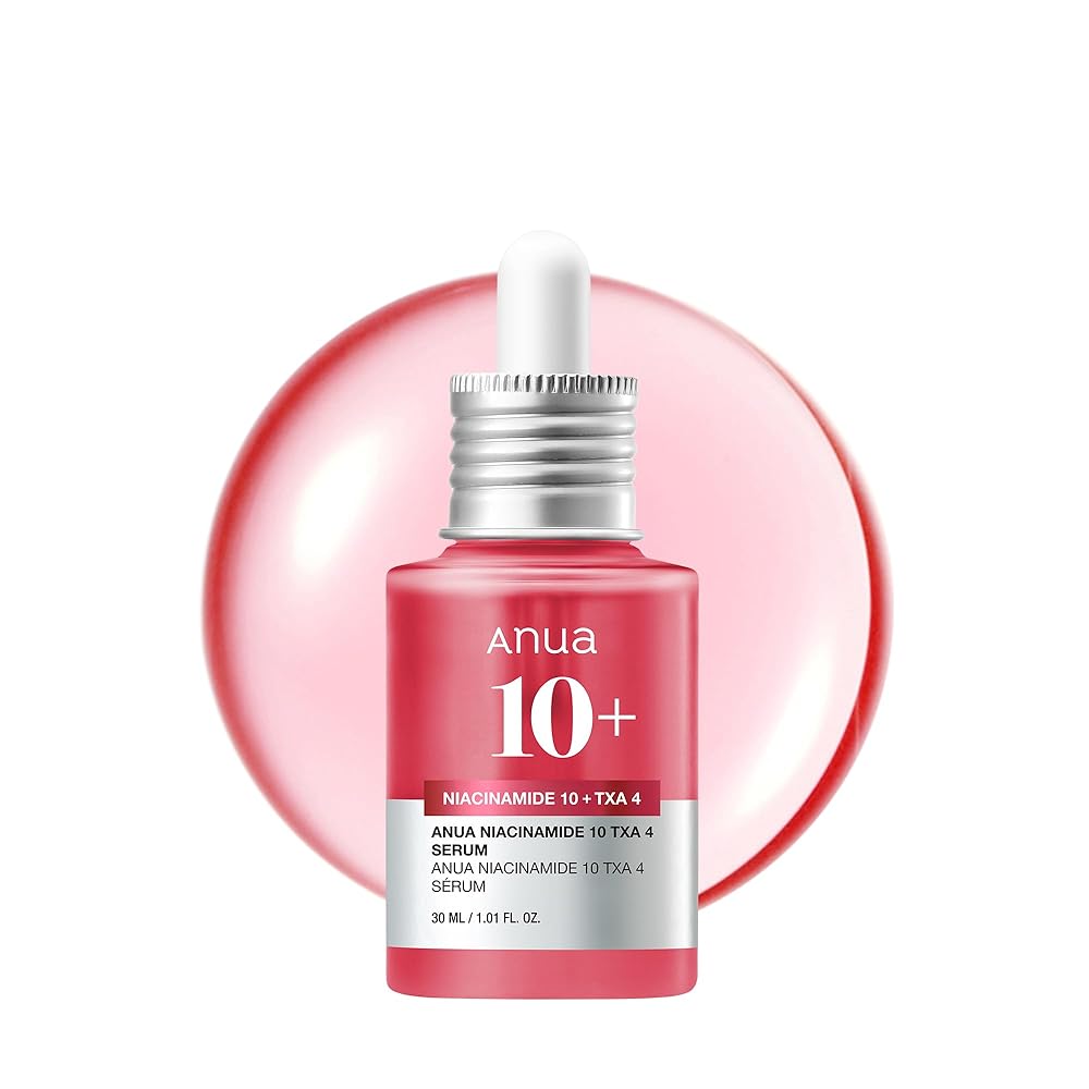 Anua 10% Niacinamide+ 4% Tranexamic Acid Serum, Ceramide, Hyaluronic Acid, Vitamin B12 natural color, for Sensitive skin, Korean Glass Skin, Fragrance-Free (30ml /1.01 fl.oz.)