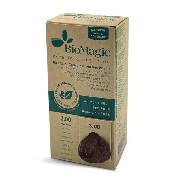 Biomagic Hair Color, 60 ml - 3/00 Dark Brown