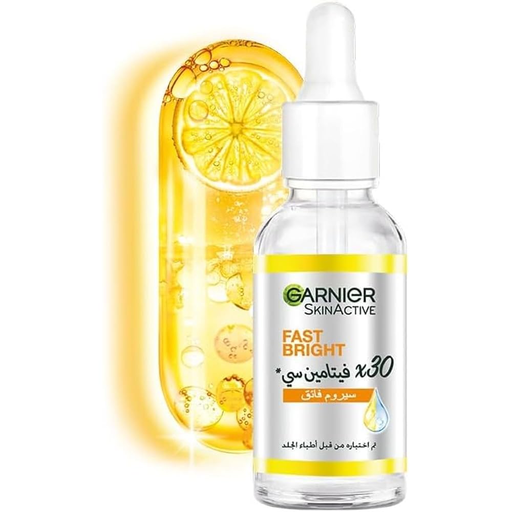 Garnier Fast Bright SkinActive Vitamin C + Niacinamide Anti-Dark Spot 30x Booster Serum 30ML