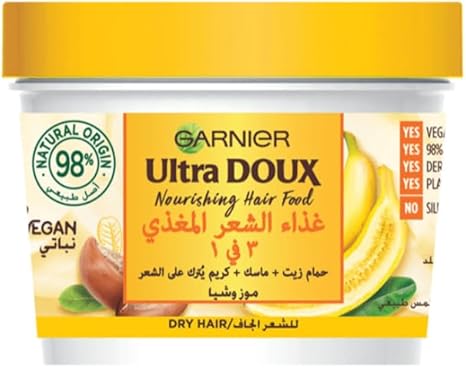 Garnier Ultra Doux Nourishing Hair Food Hair Mask - Hair Treatment 390ml