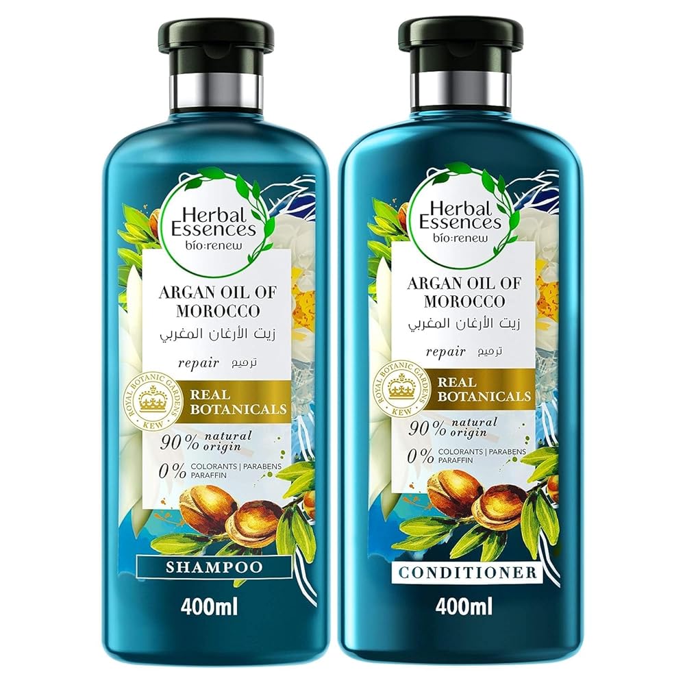 Herbal Essences Bio Renew, Argan Oil of Morocco, Shampoo 400ml + Conditioner 400ml