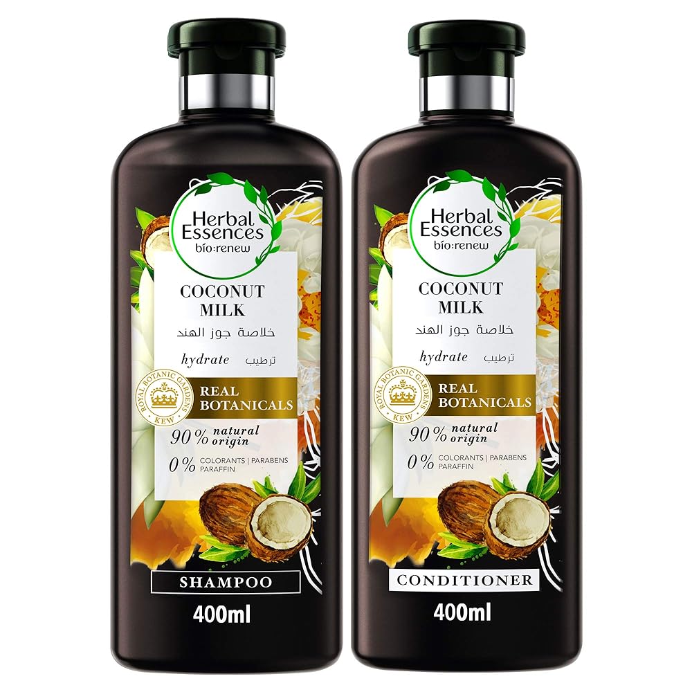 Herbal Essences Bio:Renew, Coconut Milk, Shampoo 400ml + Conditioner 400ml