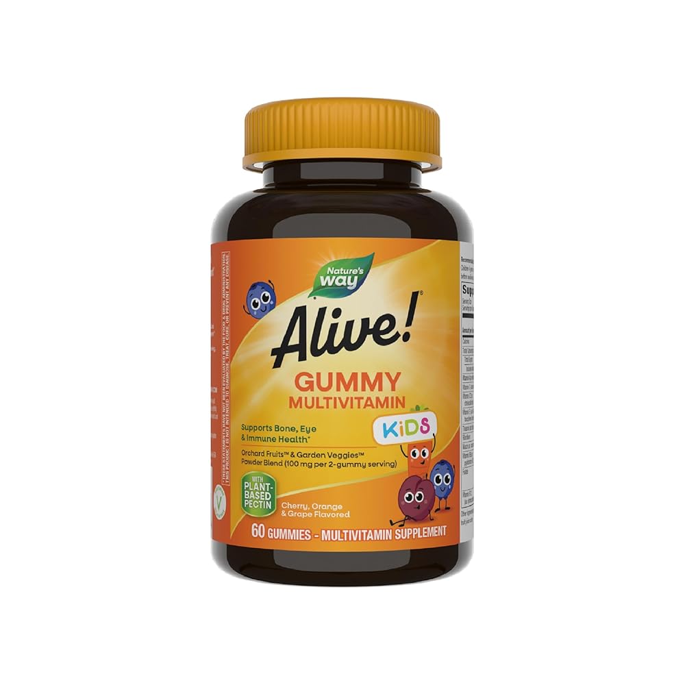 Nature'S Way Alive Gummies 60'S Multi-Vitamin For Children