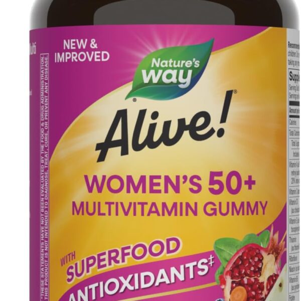 Nature's Way Alive Women's 50+ Gummy Vitamin 60'S