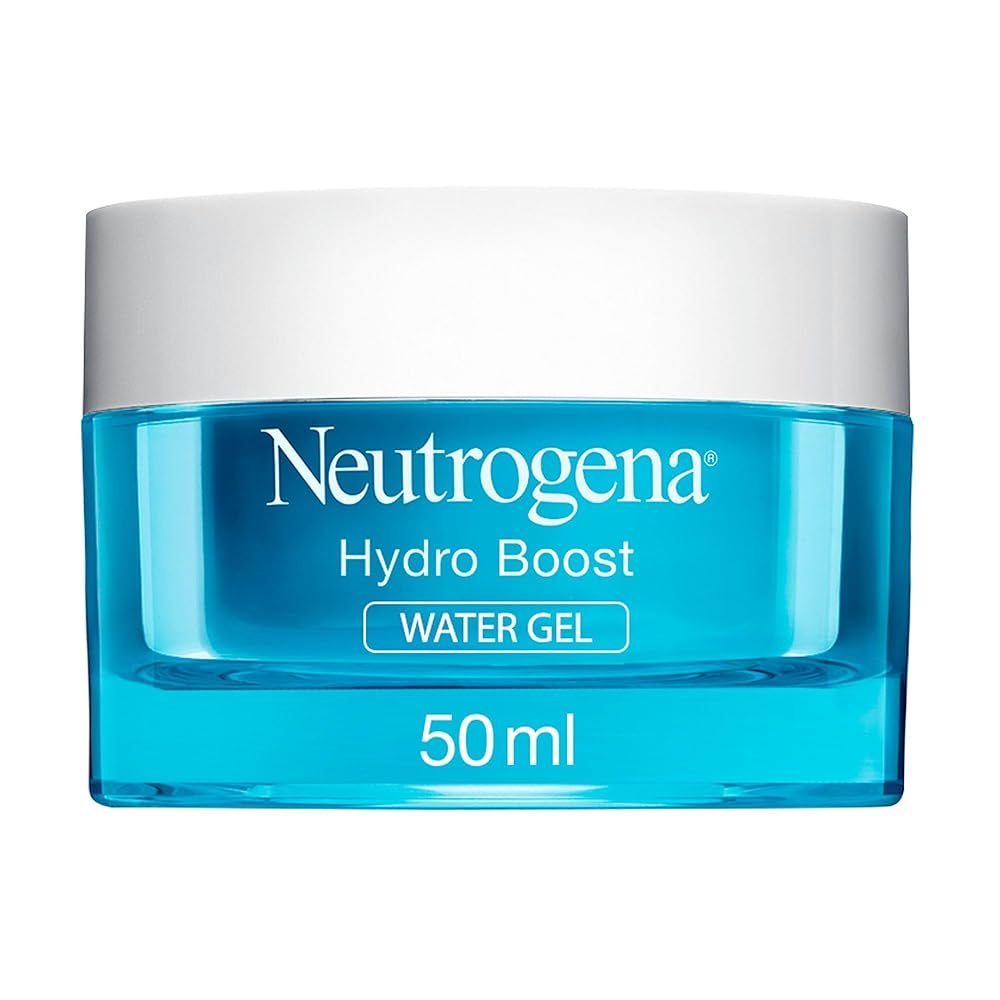 Neutrogena Face Moisturizer Water Gel, Hydro Boost, Normal To Combination Skin, Lightweight and Oil-free, 100% Alcohol Free, suitable for sensitive skin, 50 ml