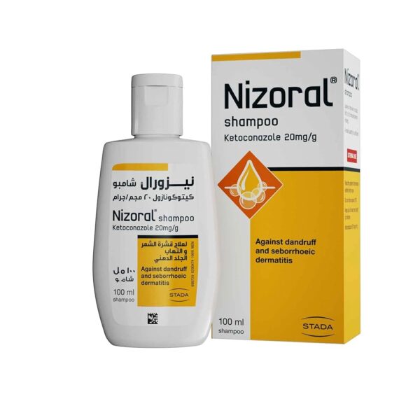 Nizoral Ketoconazole Anti-Dandruff Treatment Shampoo, 100 ml, Effective Dandruff Treatment, Works from the first wash, Clinically proven Ketoconazole Shampoo to relieve Itchy Scalp