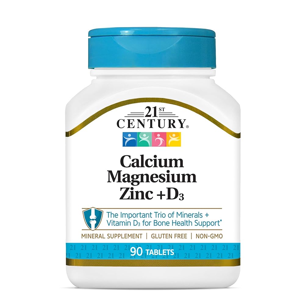 21St Century Cal Mag Zinc +D - 90 Tablets