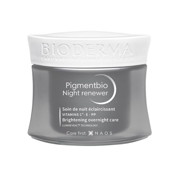 BioDerma Pigmentbio Night Renewer Brightening Overnight Cream Skin, 50 ml