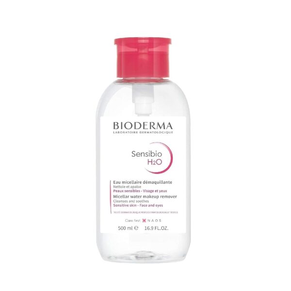 BIODERMA Sensibio H2O Make-Up Removing Micellar Water, 500Ml With Pump