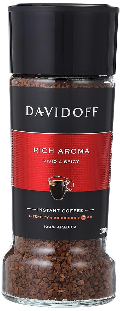 DAVIDOFF Rich Aroma Instant Coffee - 10/12 Intensity - 100 g