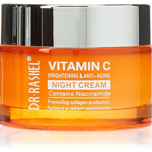 Dr. Rashel Vitamin C Brightening & Anti-Aging Night Cream, White - 50g