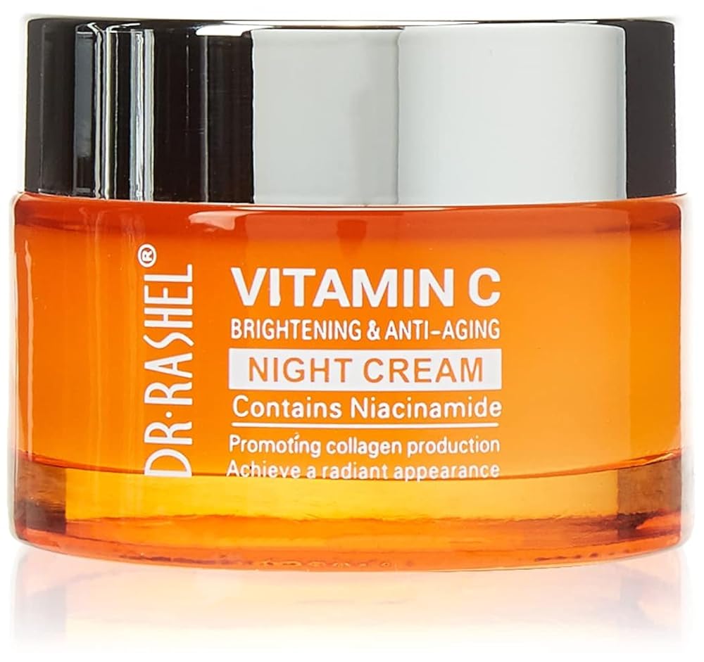 Dr. Rashel Vitamin C Brightening & Anti-Aging Night Cream, White - 50g