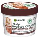 Garnier Repairing Body Care for Dry Skin, Body Butter with Cocoa Butter and Ceramides, for up to 48 Hours of Moisture, Body Superfood, 1 x 380 ml