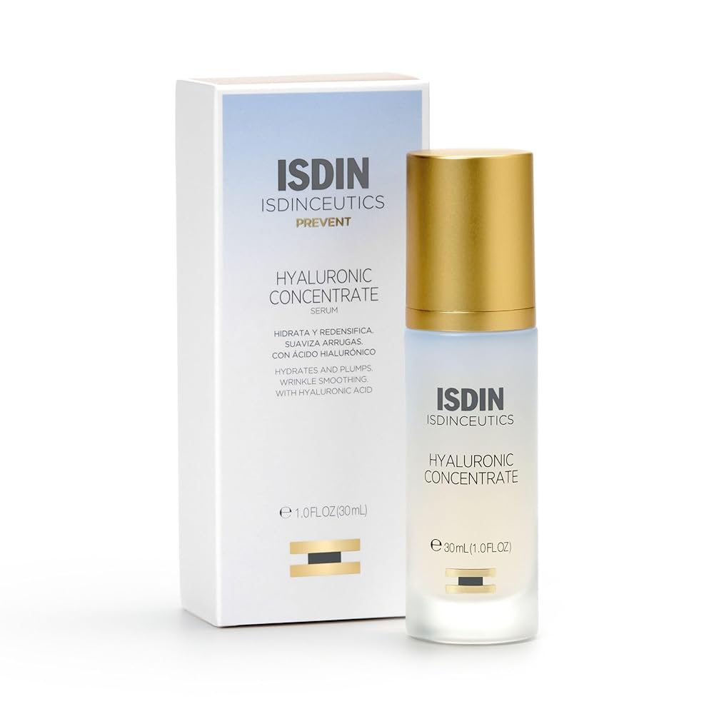 Isdin Isdinceutics Hyaluronic Concentrate (30Ml) | Hydrates And Plumps Skin | Wrinkle Smoothing | Reduces Pores And Sebum Production