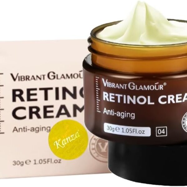 KANZA - Retinol Cream | Anti-Aging Skin Repair Retinol Face Cream |Collagen Firming Retinol Cream for Face,Pore Cleansing Cream | Retinol Cream for a Vibrant Face | 30g