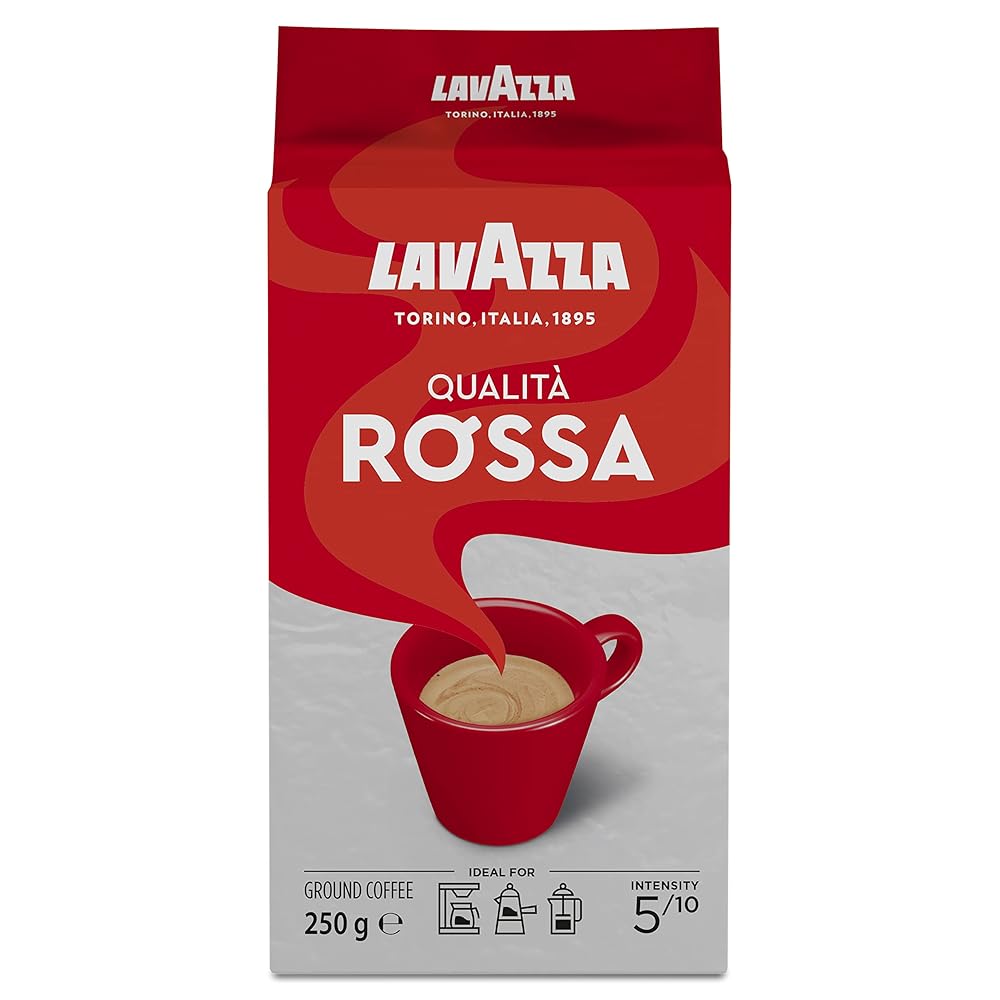 Lavazza Qualita Rossa Italian Ground Coffee 250g