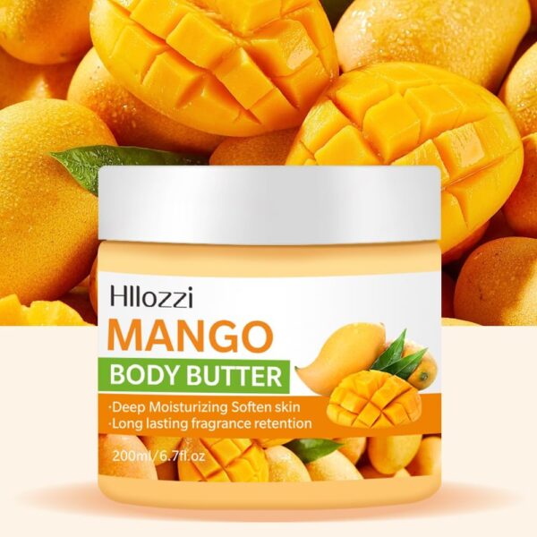 NALACAL Mango Body Butter, Large-capacity Body Lotion, Body Moisturiser With Mango, Body Lotion for Dry Skin, Body Skin Care Smooth Skin Deeply Moisturize Skin, Body Butter For...