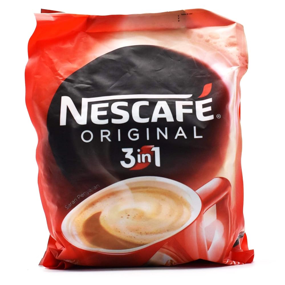 Nescafe 3 In 1 Original Soluble Ground Coffee Beverage, 30 x 17.5 g