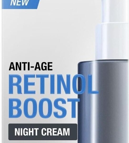 Neutrogena Retinol Boost Night Cream, Fights visible signs of ageing and reduces the appearance of wrinkles, dryness, and age spots, 50ml