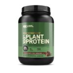 Optimum Nutrition (ON) Gold Standard 100% Plant Based Protein Powder, Gluten Free, Vegan Protein for Muscle Support and Recovery with Amino Acids - Rich Chocolate Fudge, 800 G,...