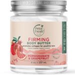 Petal Fresh Pure Firming Pomegranate & Grapefruit Body Butter | with Organic Coconut Oil, Argan Oil, Shea Butter | To Promotes Collagen | For All Skin Types | Vegan & Cruelty...