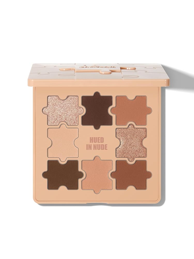 Sheglam Jazy Jigsaw Eyeshadow Palette, Hued In Nude