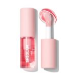 SHEGLAM Makeup - Jelly Wow Hydrating Lip Oil - Long-wearing moisturizing, non-sticky Plumping Lip Gloss with Sponge Tip Applicator (Berry Involved), NET WT. 0.21 OZ./6g