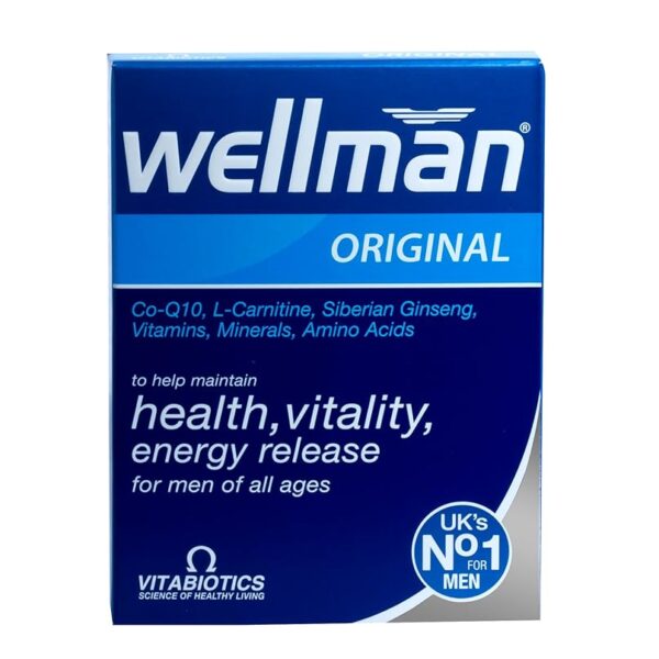 Vitabiotics Wellman Energy Release Tablets - 30 Tablets