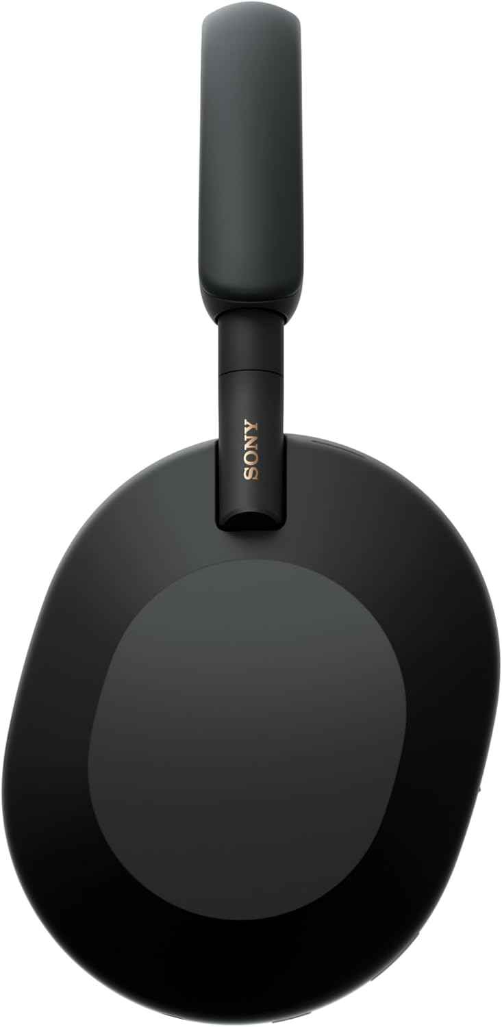 Sony WH-1000XM5 Noise Cancelling Wireless Headphones, Hi-Res Audio, Best Phone Call Quality, 30 Hours Battery Life, Wearing Detection, Alexa Voice Assistant, Black, UAE Version - 1-Year warranty 1 هدفون سونی WH-1000XM5