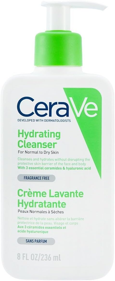 Cerave Hydrating Cleanser for Normal to Dry Skin 236 ml