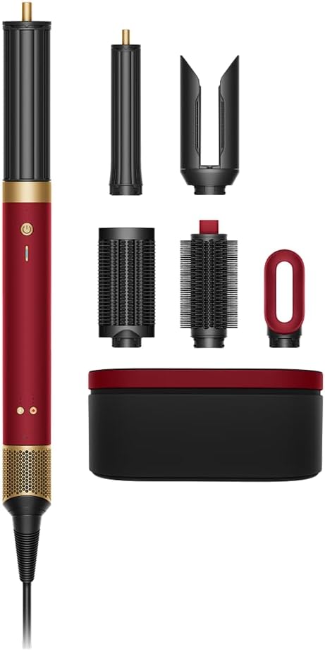 Dyson Airwrap Co-anda 2X™ Multi-Styler and Dryer - Straight+Wavy (Red Velvet/Gold) 1 خرید الکترونیک Dyson Airwrap Co-anda 2X™