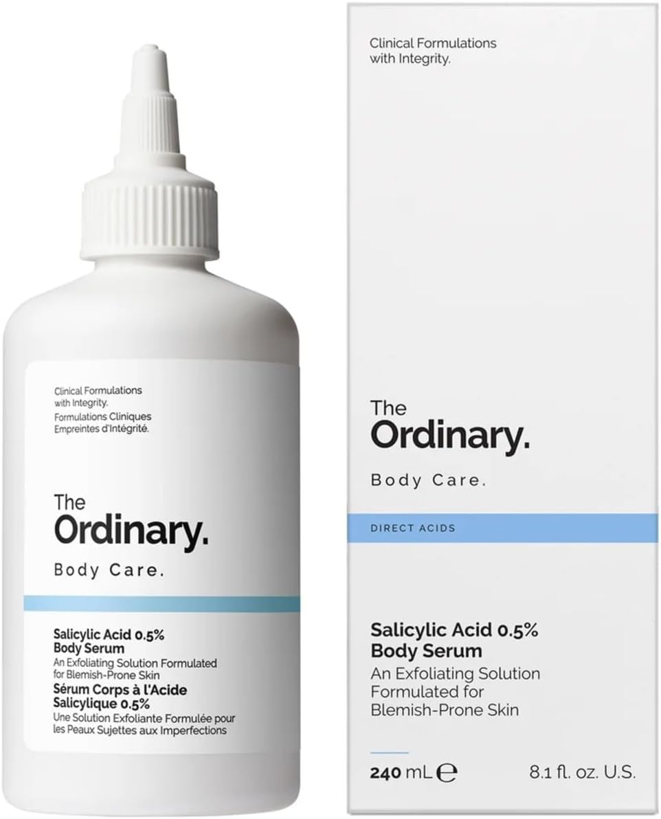 The Ordinary Salicylic Acid 0.5% Body Serum (240ml) – Exfoliating Treatment for Softening Rough, Bumpy Skin and Refining Texture from Neck to Toe 1 سرم بدن سالیسیلیک اسید اوردینری