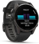 خرید GARMIN Fenix 8-43mm, Black/pebble grey | Premium AMOLED از آمازون امارات