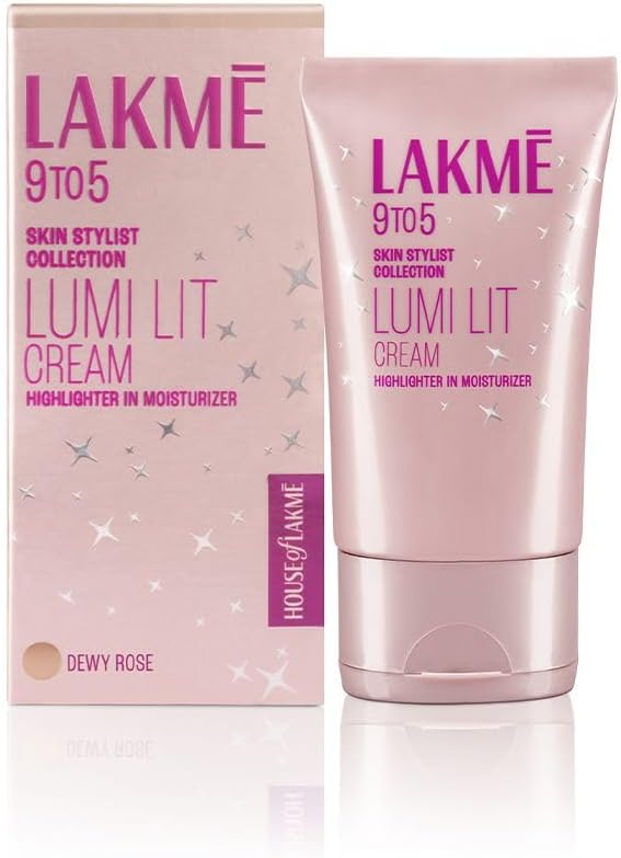 LAKMÉ Lumi Cream,Moisturizer with highlighter, Enriched with Niacinamide for all skin type,30 gm 1 کرم مرطوب کننده لاکمه لومی
