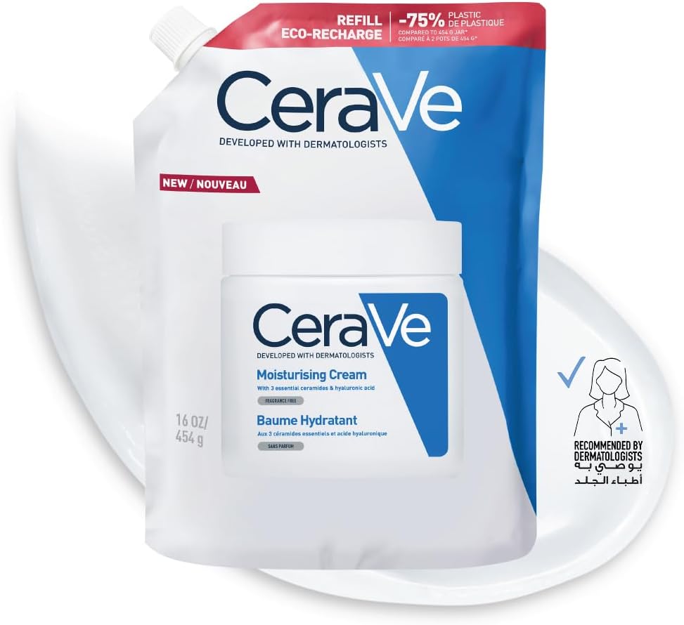CeraVe Moistrising Cream Refill 454g 1 خرید مراقبت پوست CeraVe Moistrising Cream Refill
