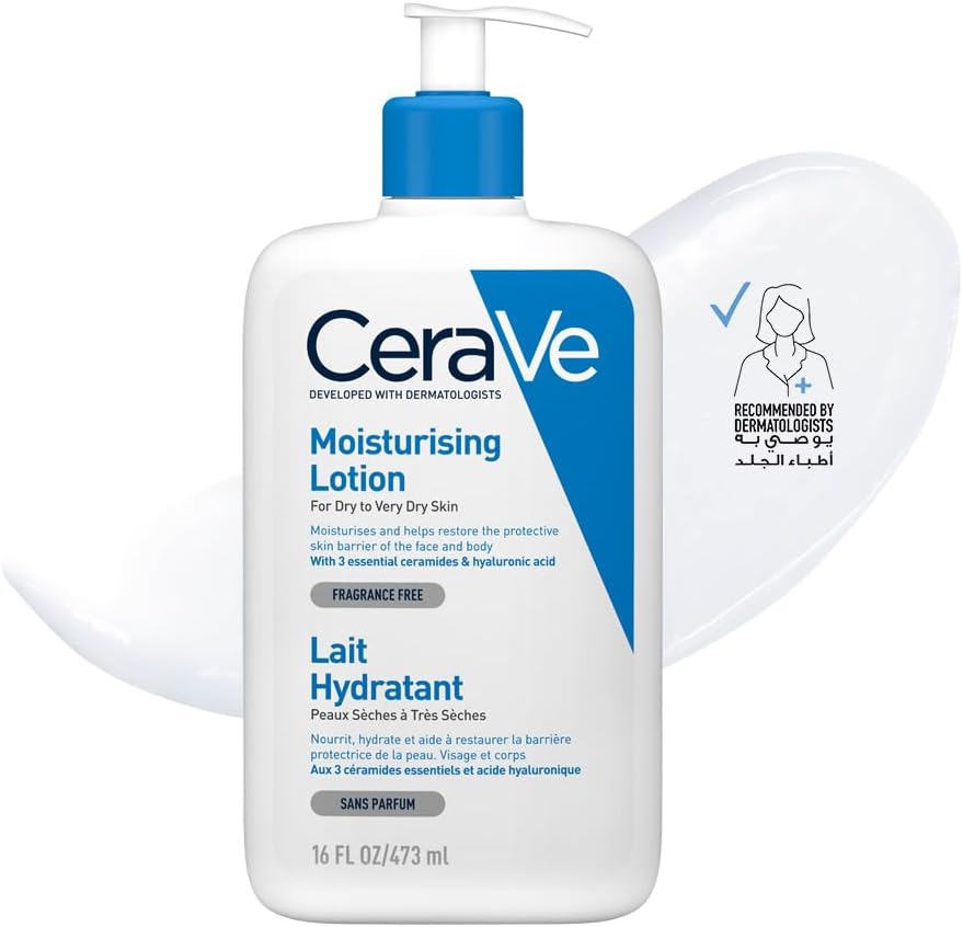 Cerave Moisturizing Lotion for Normal to Dry Skin with Hyaluronic Acid 1 خرید مراقبت پوست CeraVe Moisturizing Lotion for