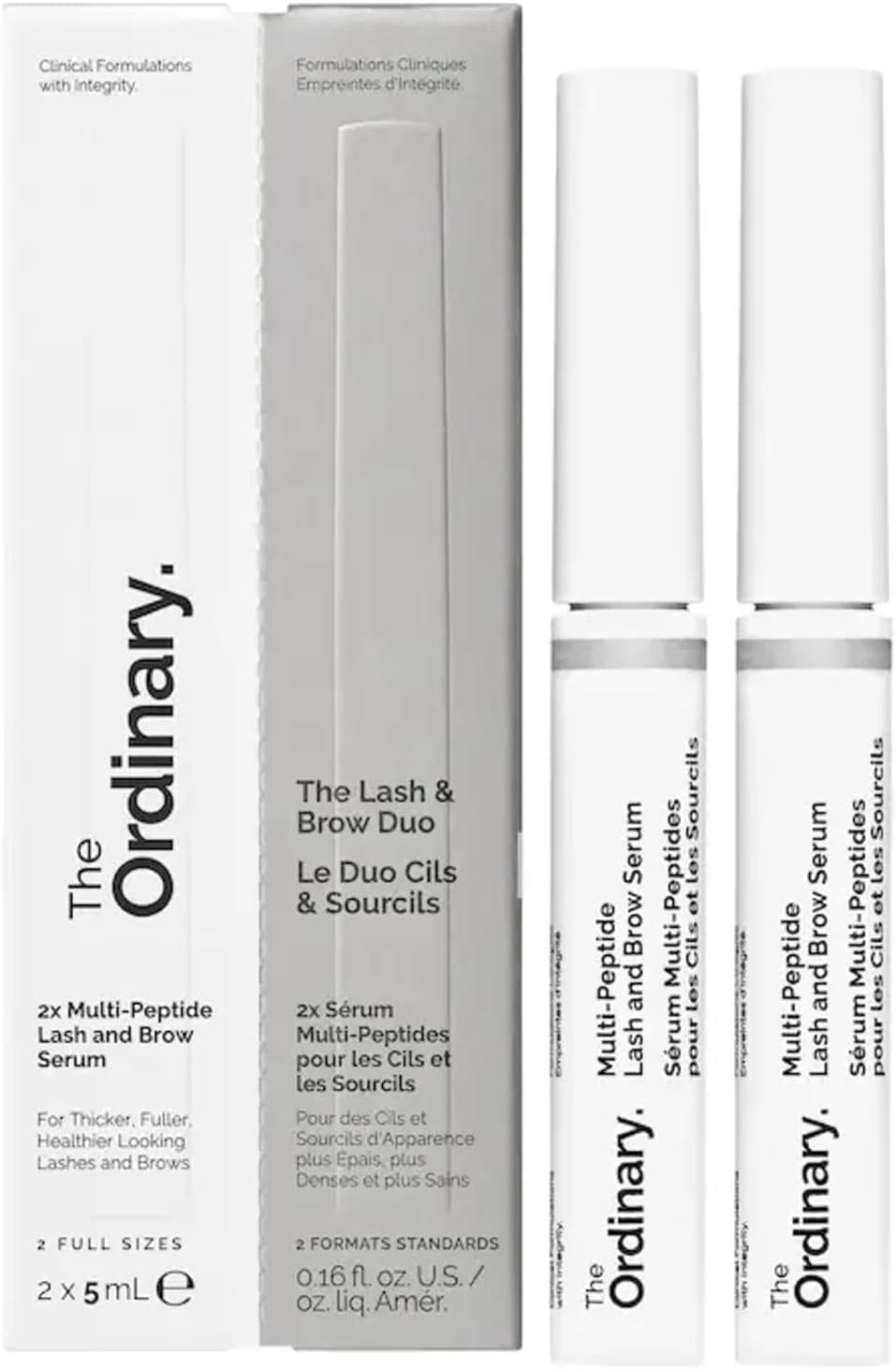 The Ordinary The Lash & Brow Duo 1 سرم مژه و ابرو دوئو اوردینری
