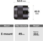 خرید Sony SEL50F18F E Mount - APS-C 50mm F1.8 از آمازون امارات