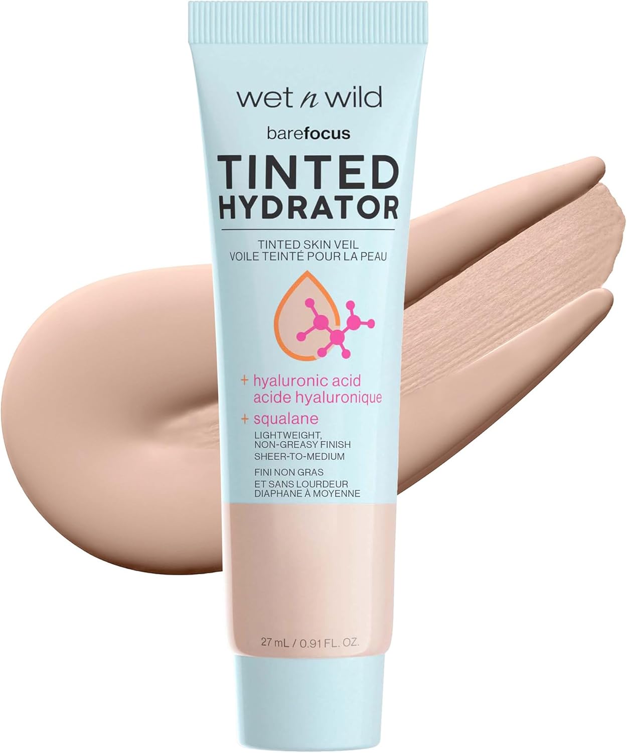 Wet n Wild, Bare FocUS Tinted Moisturiser For Radiant Skin, Modular Light To Medium Coverage, Semi Matte Finish 1 کرم مرطوب کننده رنگی Wet n Wild