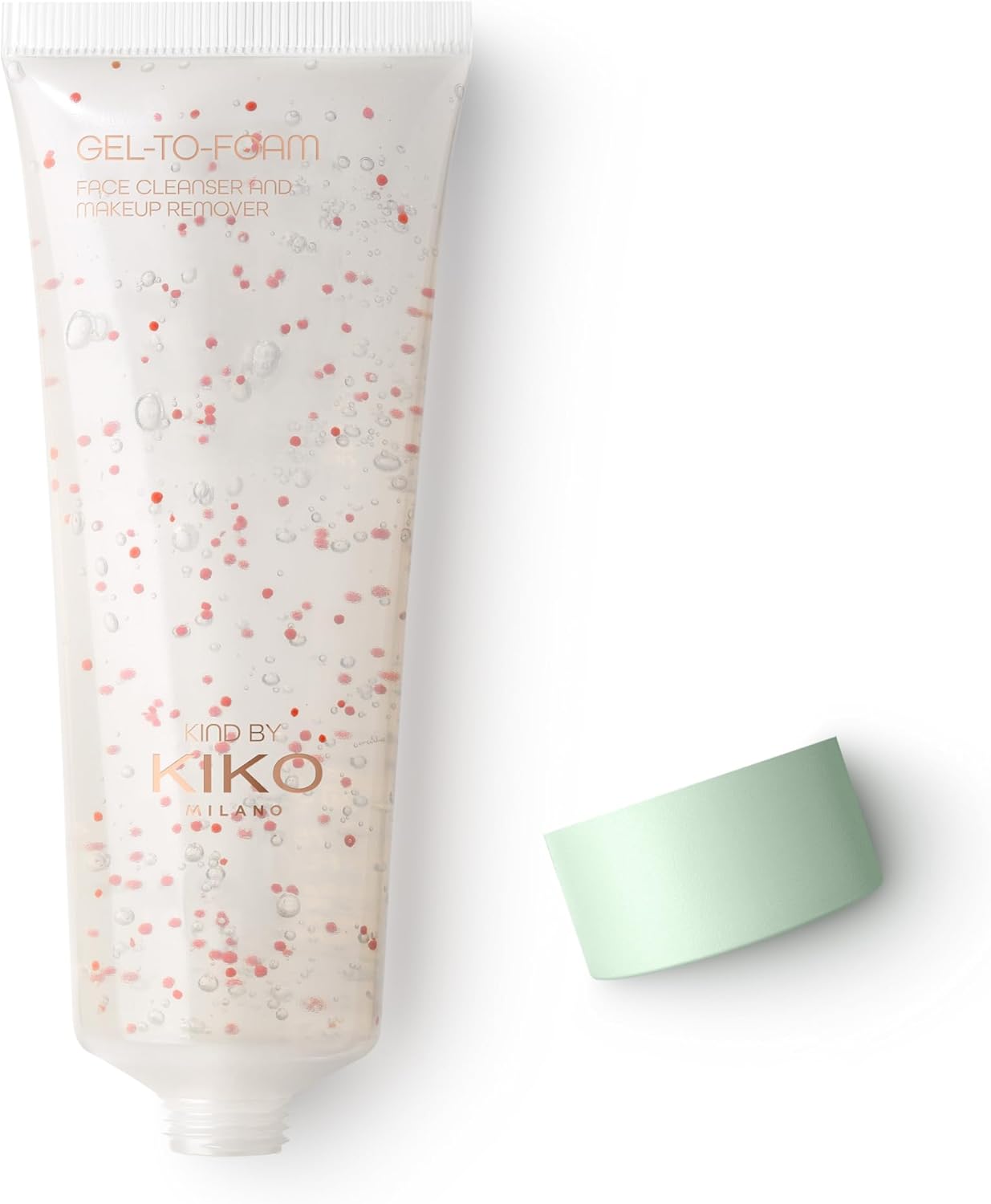 KIKO Milano Kind Gel-to-Foam Face Cleanser And Makeup Remover, 2-In-1 Face Cleanser And Make-Up Remover 1 ژل پاک کننده صورت کیکو میلانو