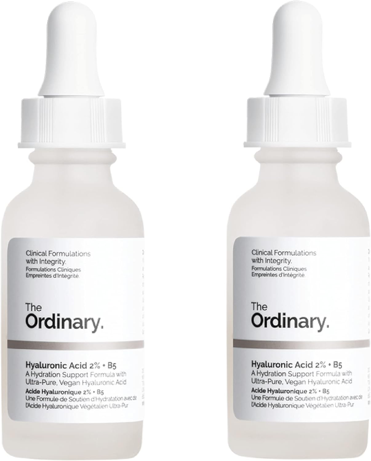 The Ordinary 2 Packs of The Ordinary Hyaluronic Acid 2% + B5 30ml 1 سرم هیالورونیک اسید اوردینری