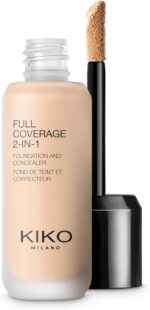 خرید Kiko Milano Full Coverage 2-In-1 Foundation and Concealer, از آمازون امارات