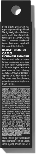 خرید e.l.f. Camo Liquid Blush, Long-Lasting Liquid Blush For از آمازون امارات