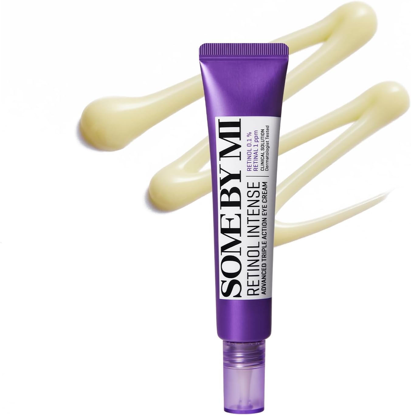 Some By Mi Retinol Intense Advanced Triple Action Eye Cream | 30ml | Mild Overnight Korean Anti-Aging Eye Cream | for Dark Circles & Fine Lines 1 خرید کرم دور چشم SOME BY MI Store