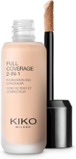 خرید Kiko Milano Full Coverage 2-In-1 Foundation and Concealer, از آمازون امارات