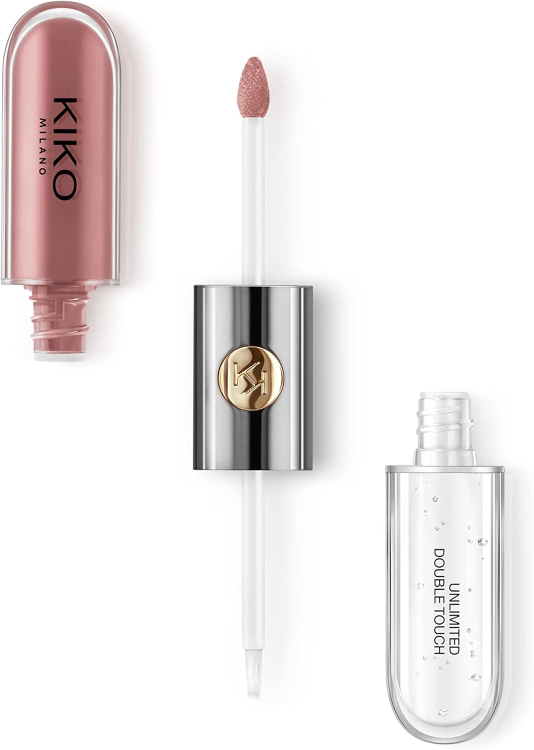KIKO Milano Unlimited Double Touch 131 | Liquid Lipstick With A Bright Finish In A Two-Step Application. Lasts Up To 12 Hours. No-Transfer Base Colour 1 رژ لب دو مرحله ای KIKO Milano
