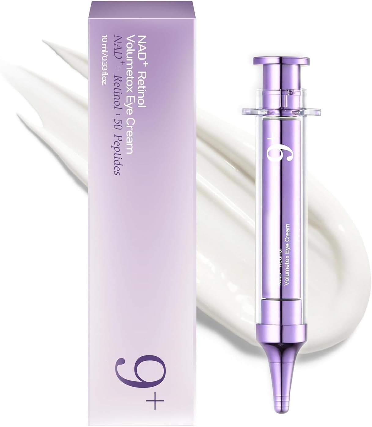 No.9 Eye Cream | NAD+ Retinol Volume Eye Cream | Firming, Wrinkles, Fine Lines, Dark Circles, Puffy | Retinol, Peptides, Niacinamide | Undereye Treatment Serum | 10ml 1 خرید کرم دور چشم KALEDE No.9 Eye Cream