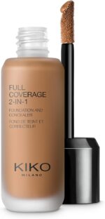 خرید Kiko Milano Full Coverage 2-In-1 Foundation and Concealer, از آمازون امارات