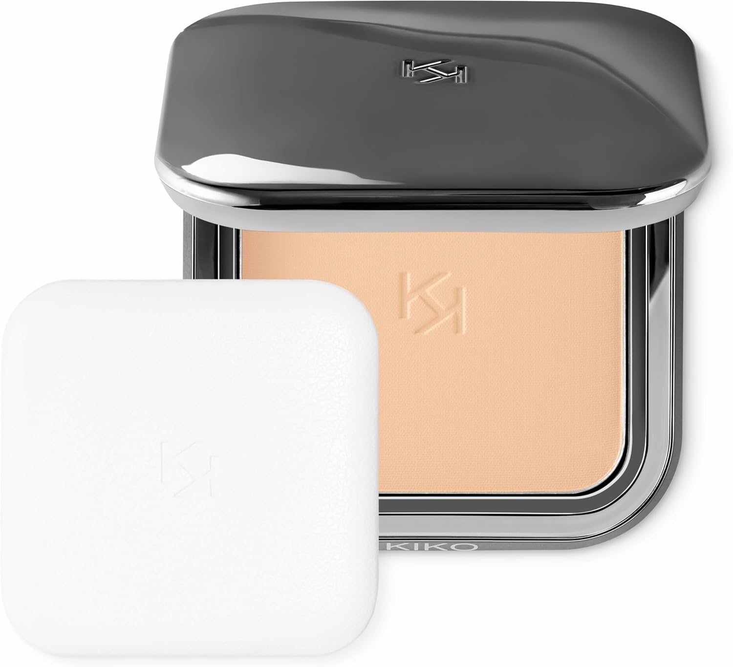 KIKO Milano Matte Fusion Pressed Powder 01, Compact Powder with Natural Matte Finish 1 پودر فشرده مات KIKO Milano
